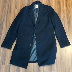 Black Gap Wool Trenchcoat. (Medium)